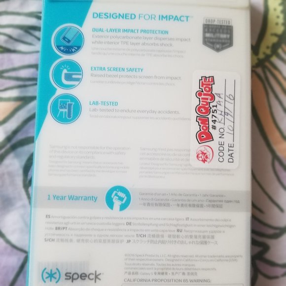 Samdung Galaxy S7 cover case - Picture 2 of 2